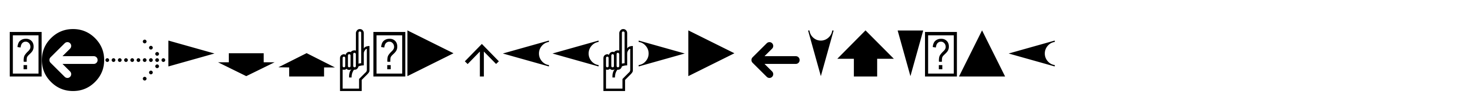PIXymbols Arrows Regular